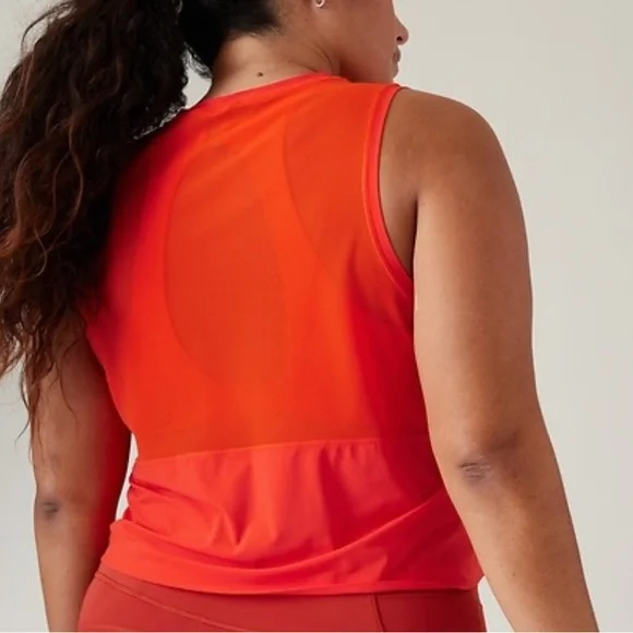 Athleta Women's Orange Tank Top - Picture 2 of 7